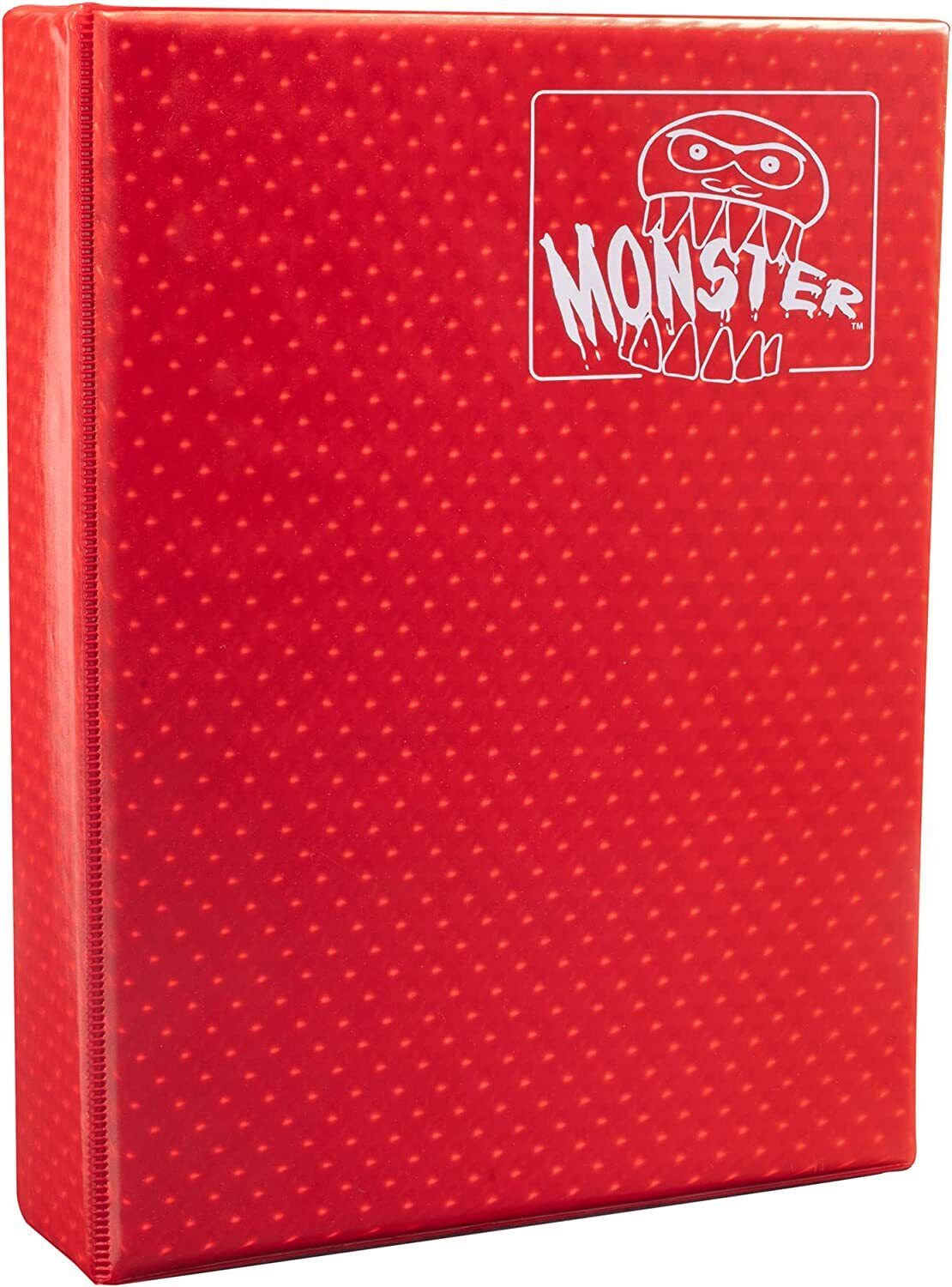 Monster Mega Holofoil Red Binder XL Size Hard Cover (Twice as Large)- Holds 720