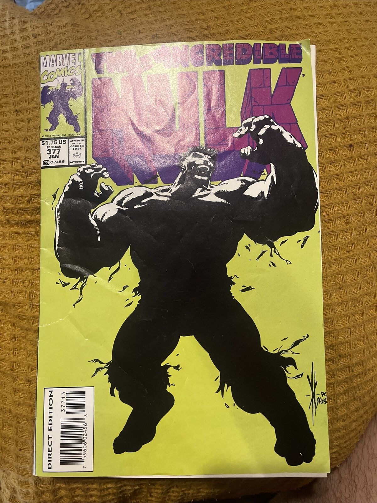 Incredible Hulk 377 3rd Print