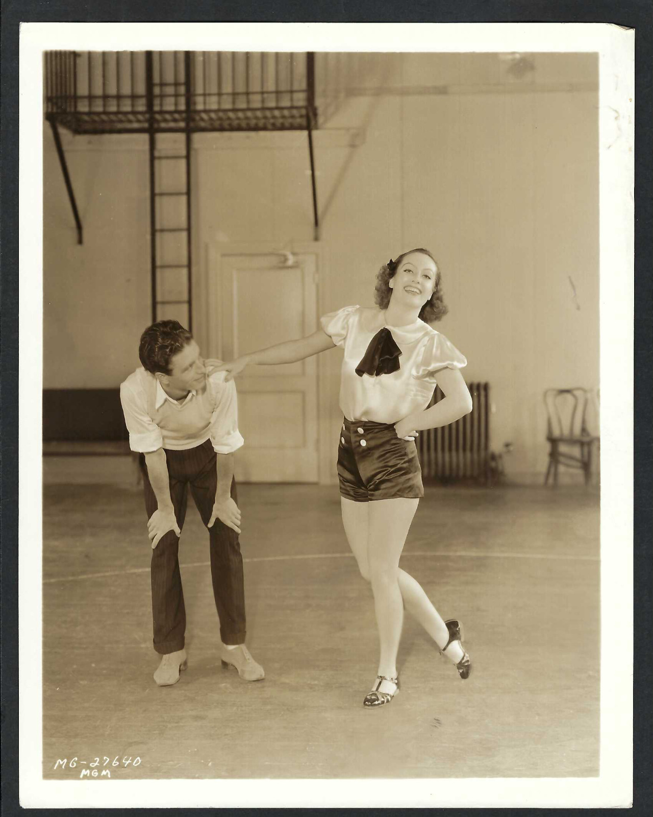 JOAN CRAWFORD ACTRESS DANCING SEXY LEGS VINTAGE MGM ORIGINAL PHOTO