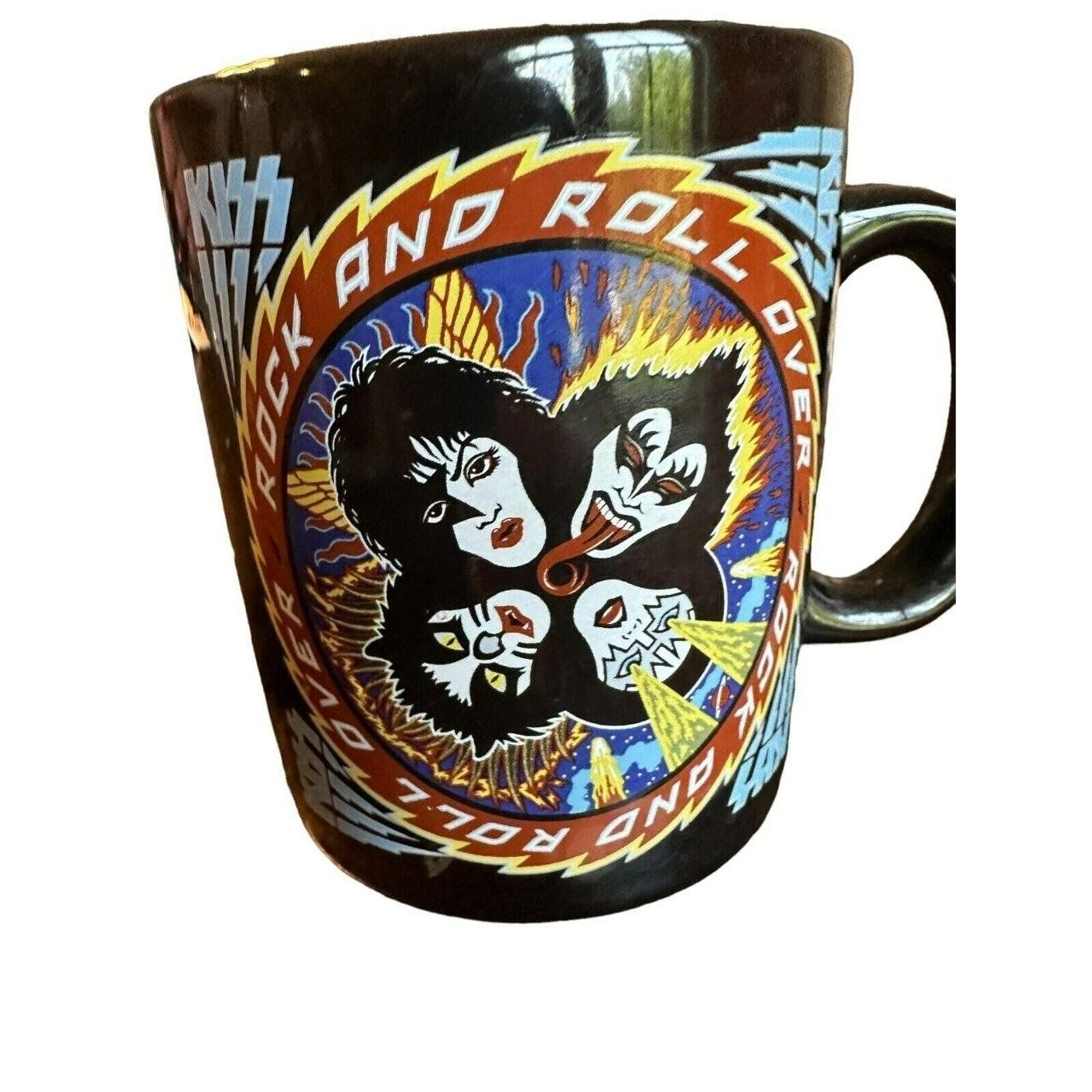 KISS Rock And Roll Coffee Tea Mug Groupie Graphic 2010 Concert Collectible Music