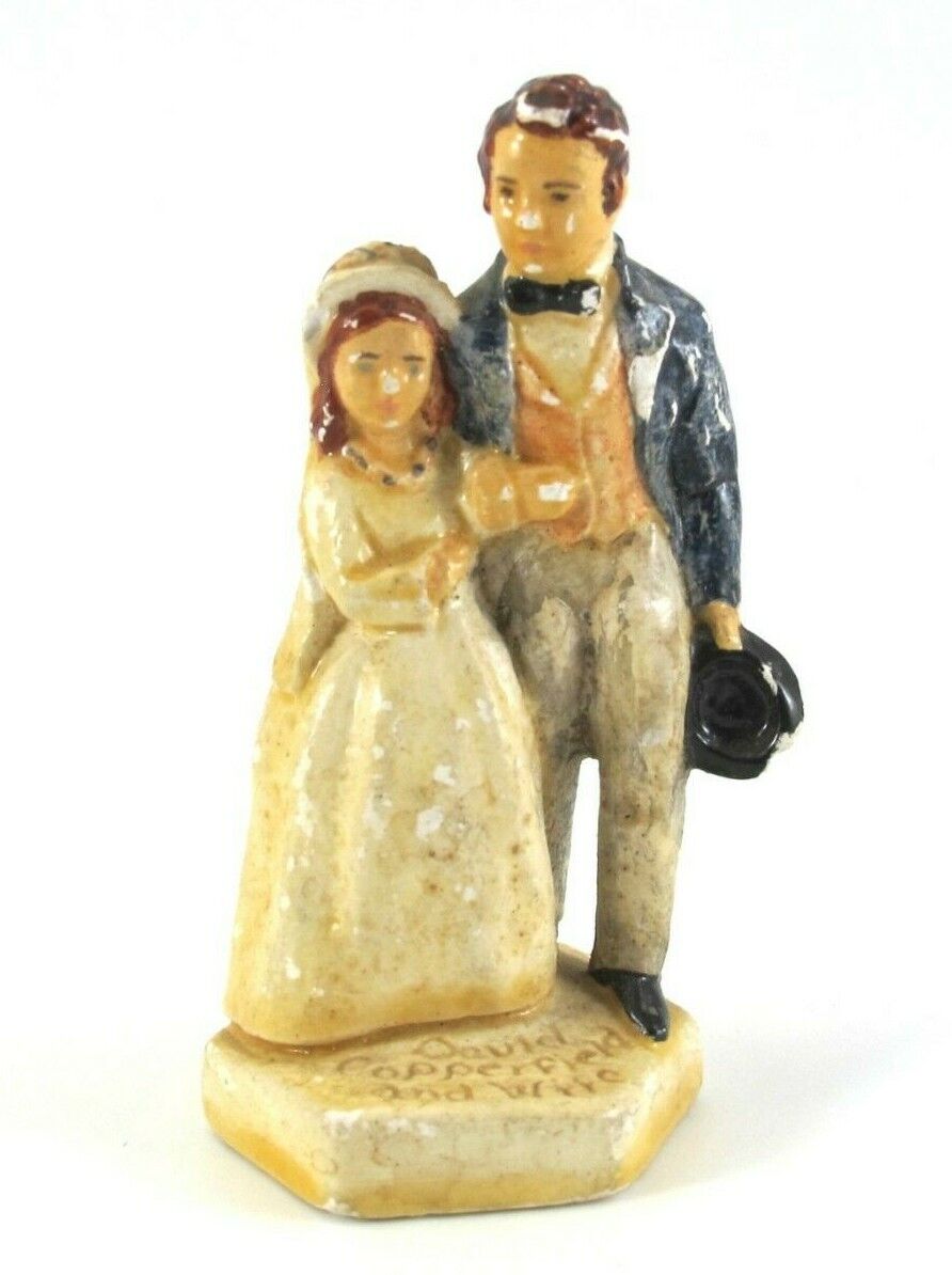 Sebastian Miniature FIGURINE David Copperfield and Wife – 1946 Vintage USA