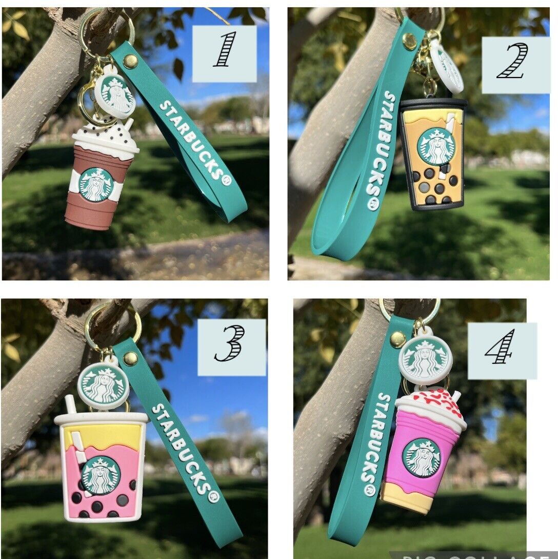 🔥Starbucks Inspired KeyChains-4 Designs To Choose From-USA Seller