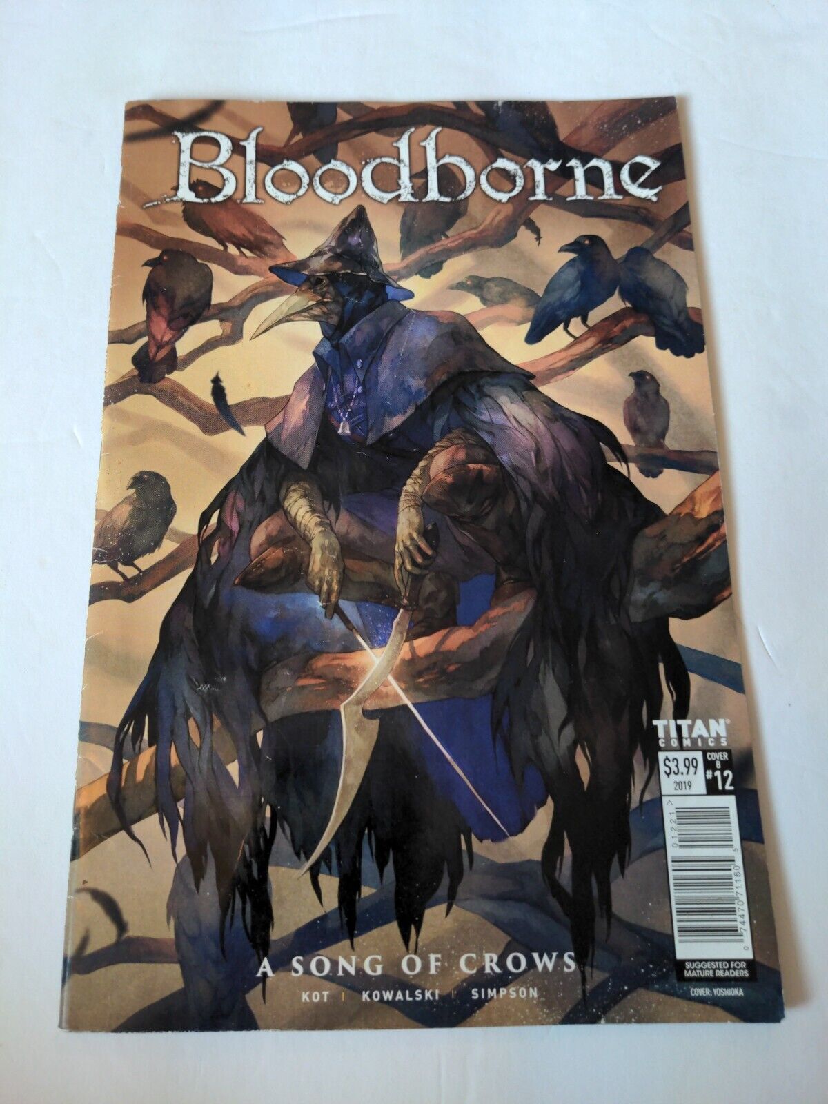 Bloodborne A Song Of Crows Titan Comics #12 Cover B