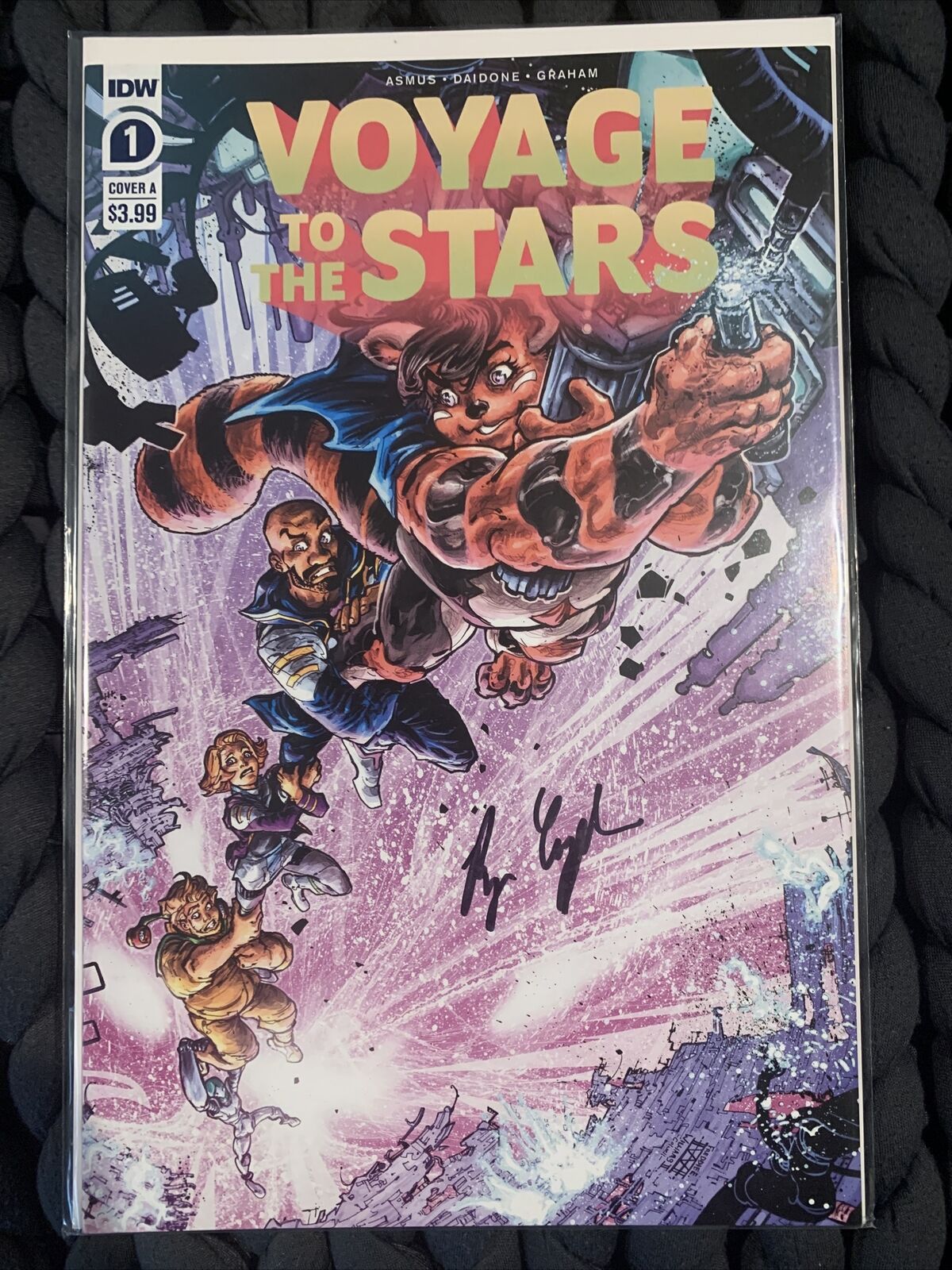 Voyage to the Stars #1 Signed by Ryan Copple (IDW 2020)