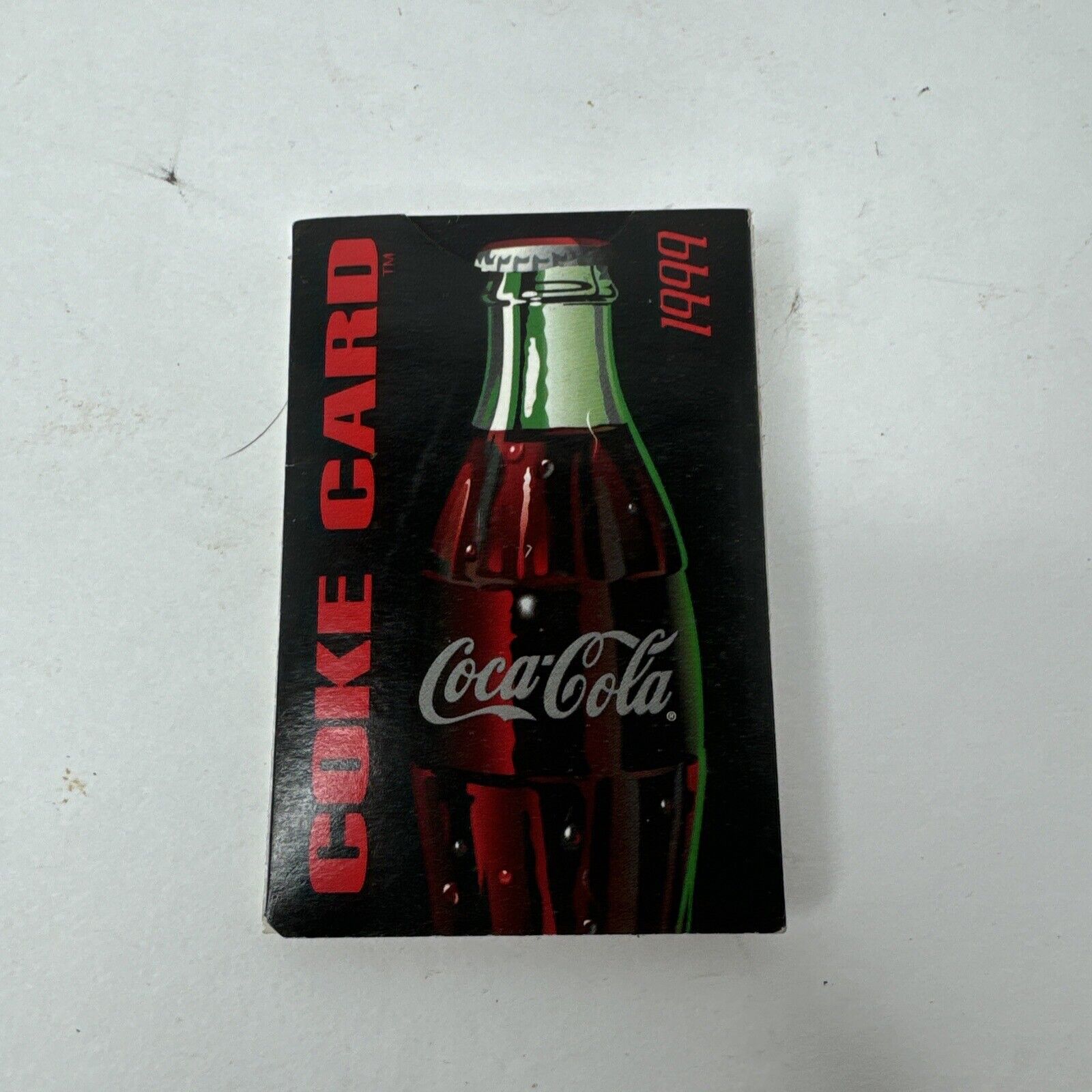 RARE Vintage 1999 Coca Cola The Coke Card Coke Bottle GUC