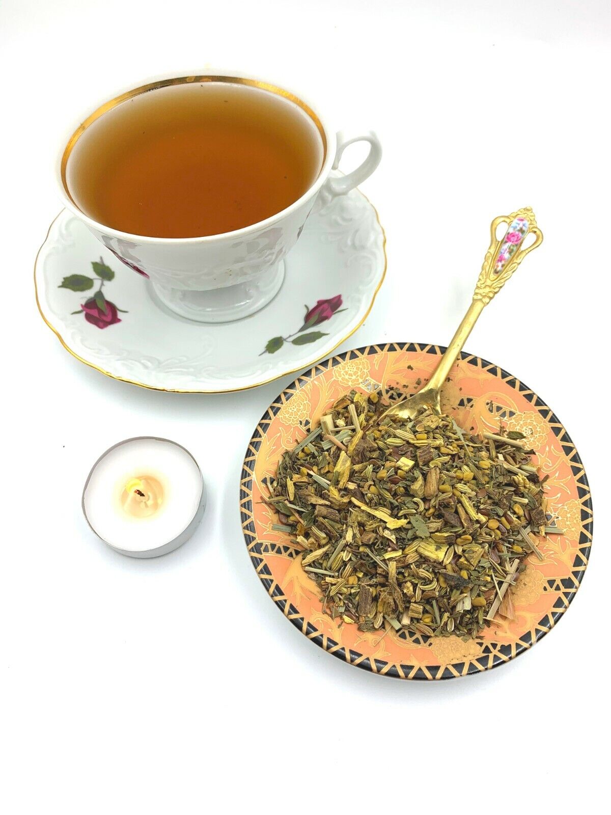 SELF - CONFIDENCE Organic Loose-Leaf Ritual Tea Herbal Blend Best Spells Magick