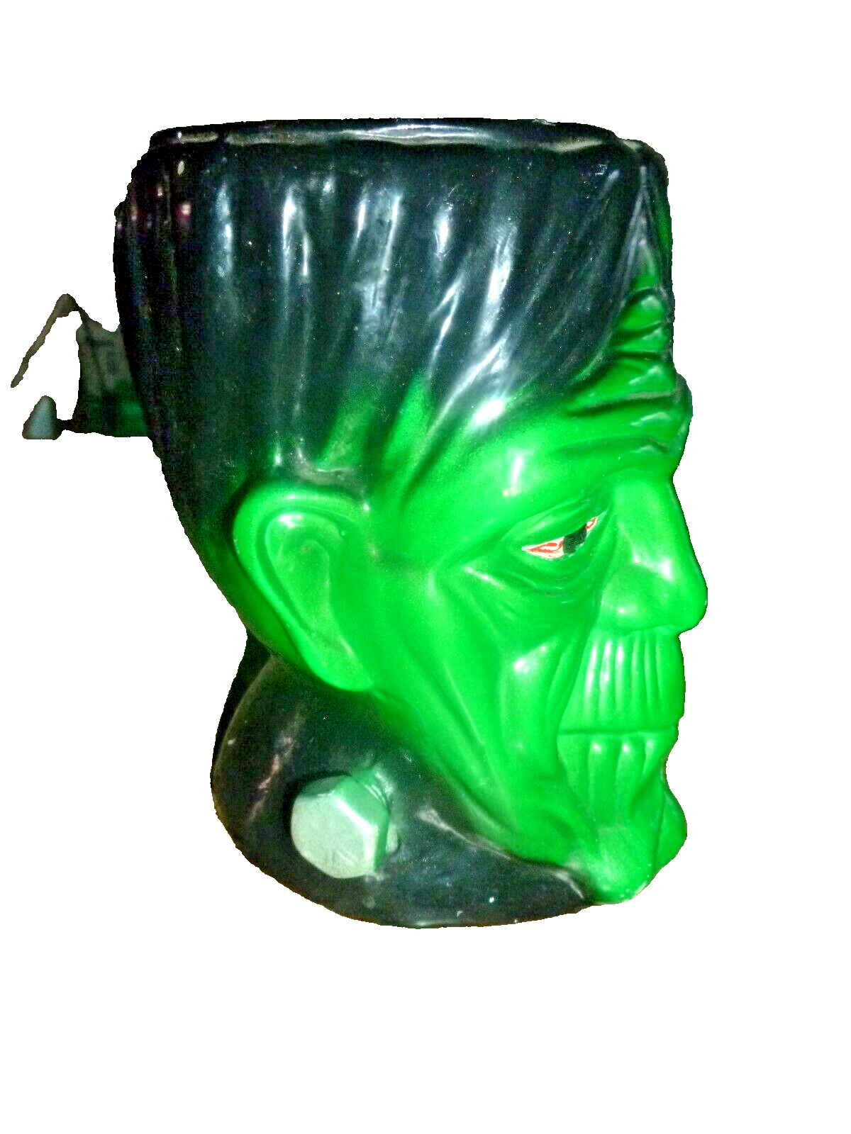 Vintage Frankenstein Plaster Candlestick Halloween Johnson Icon Original 6