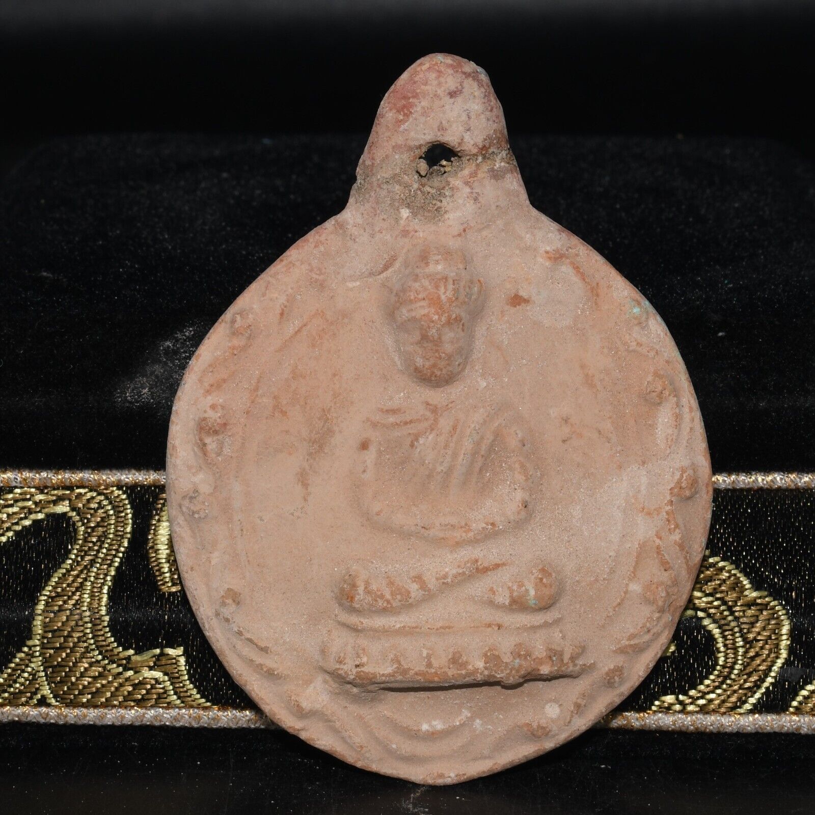 Ancient Central Asian Buddhist Terracotta Amulet from Bamyan Afghanistan