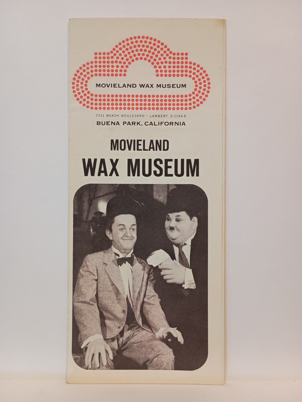 Vintage 1960s Movieland Wax Museum Brochure Buena Park California