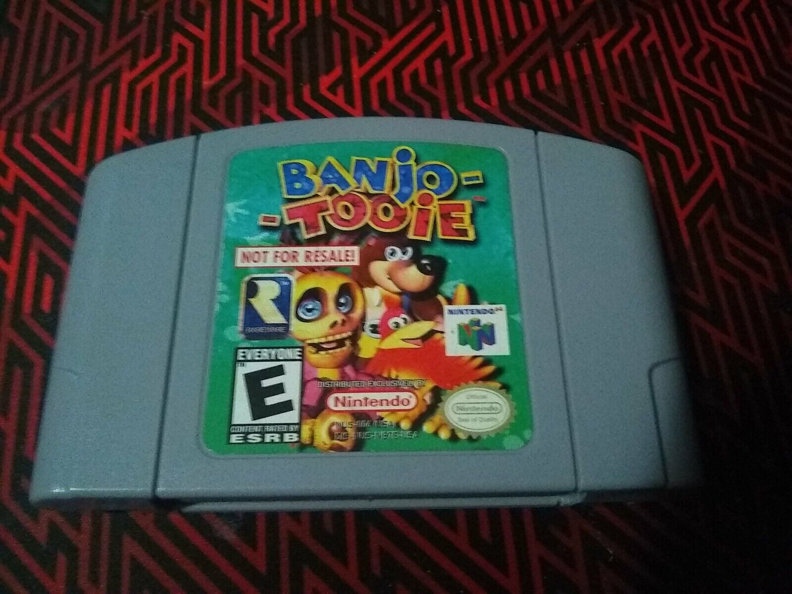 Banjo Tooie Nintendo 64 NOT FOR RESALE NFR N64 Cartridge Only. Authentic+Tested
