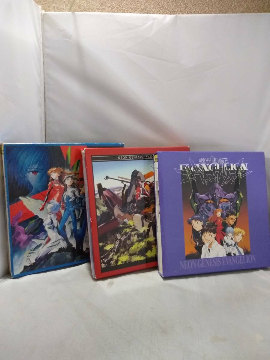 Neon Genesis Evangelion LD Laserdisc Vol.1-14 3 BOX 14 Sheets King Record Used