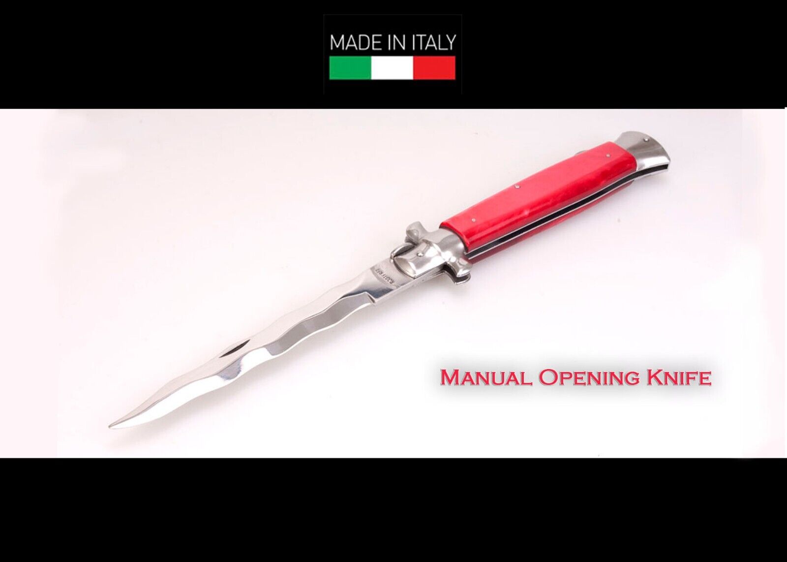 Vintage Handmade  Italian Manual Opening folding Knife
