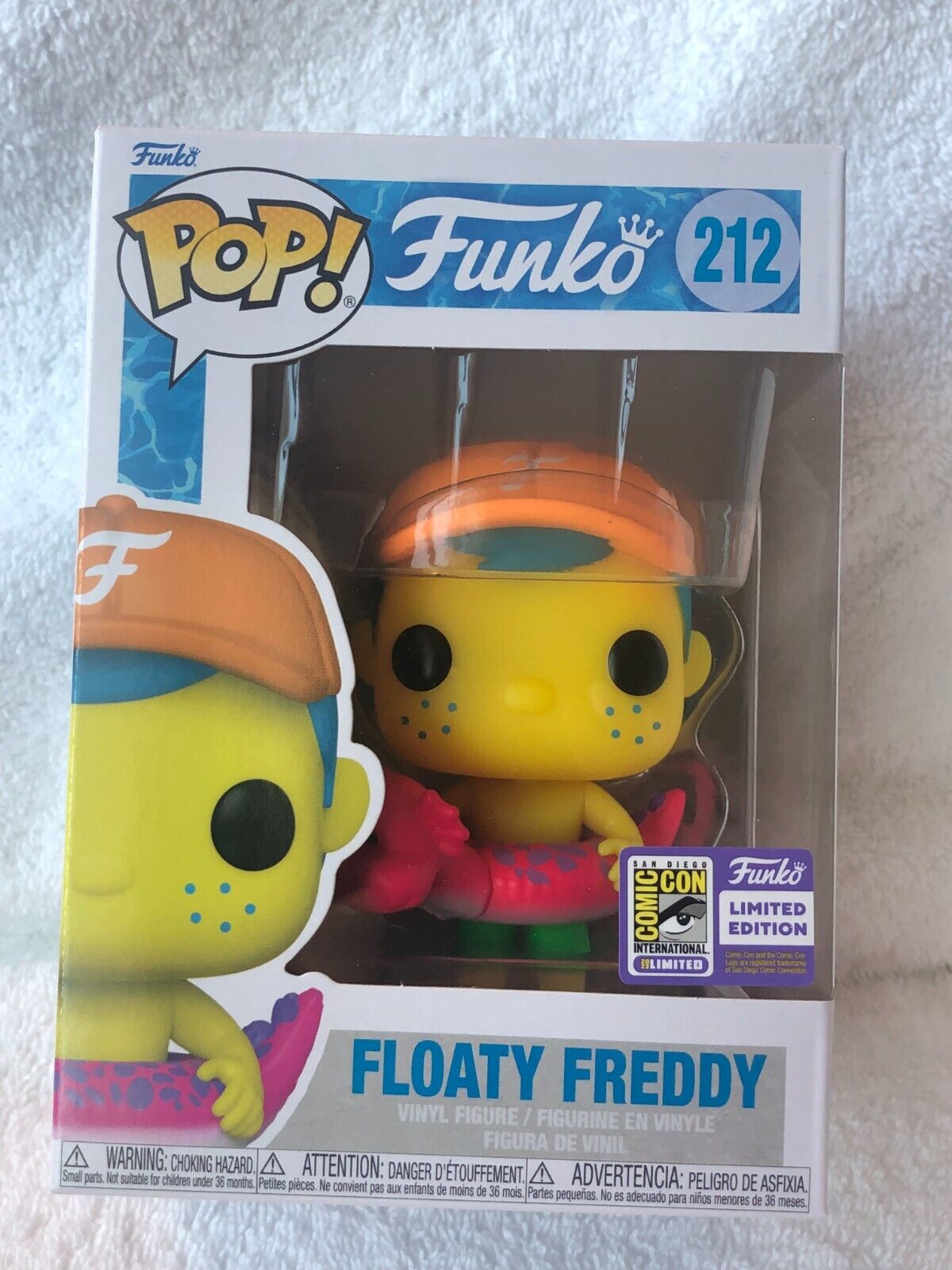SDCC 2023 Funko Pop EXCLUSIVE Floating Freddy Blacklight #212 CC Sticker