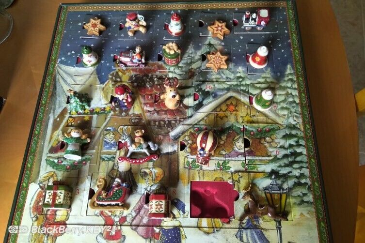 Villeroy And Boch Christmas Nostalgic Ornaments Advent Calendar Rare HTF
