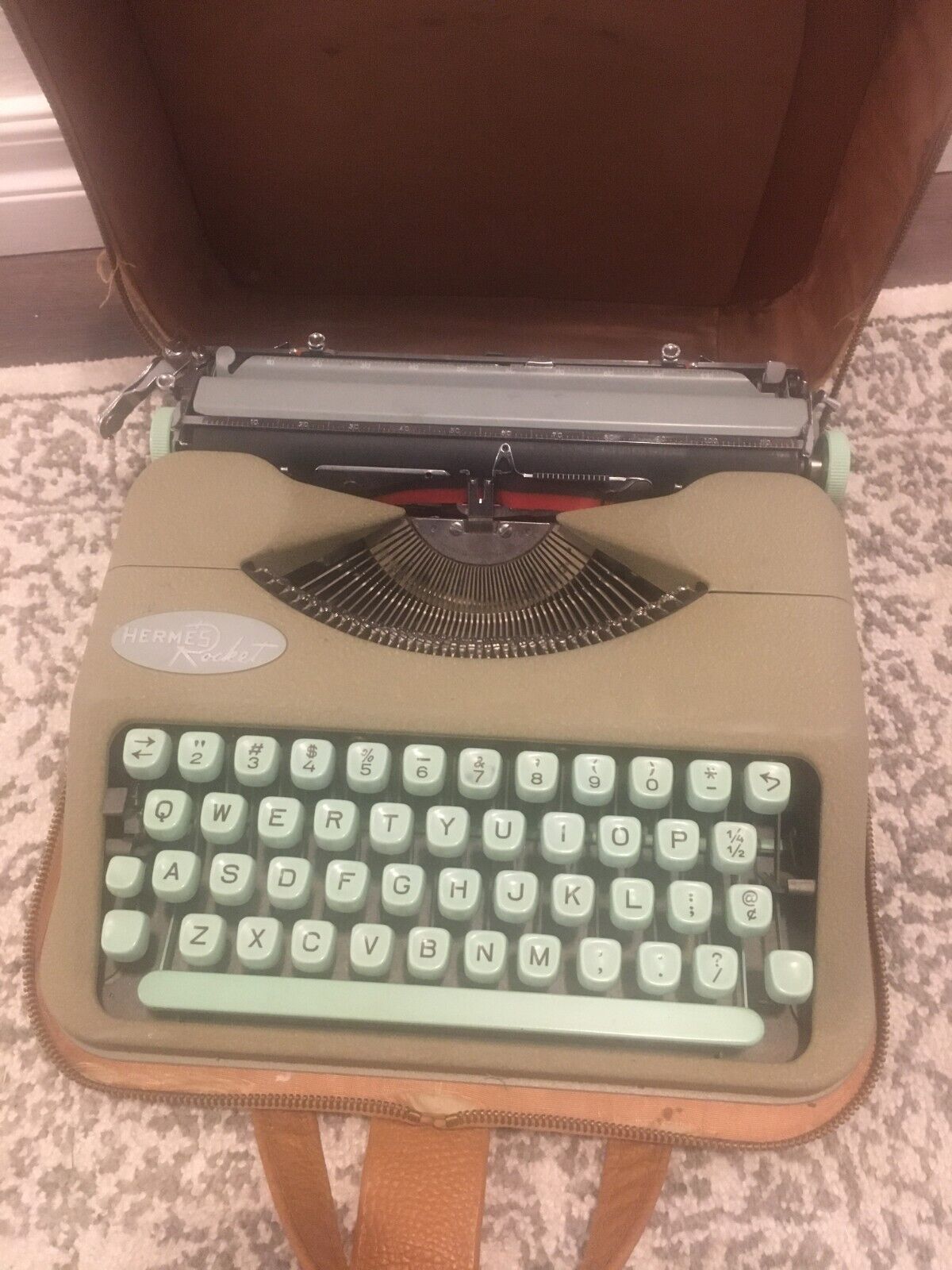 Hermes Rocket Vintage Portable Typewriter