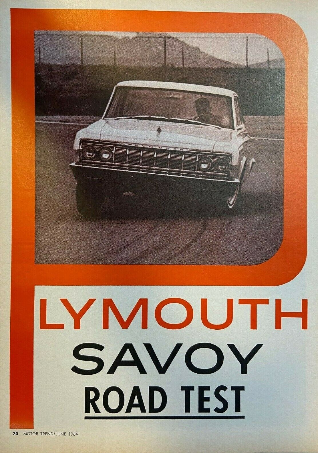 1964 Plymouth Savoy Road Test illustrated