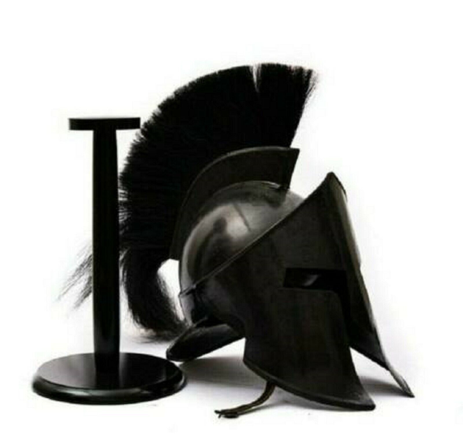 Medieval 300 Spartan Helmet King Leonidas Movie Replica Black Antique War Helmet