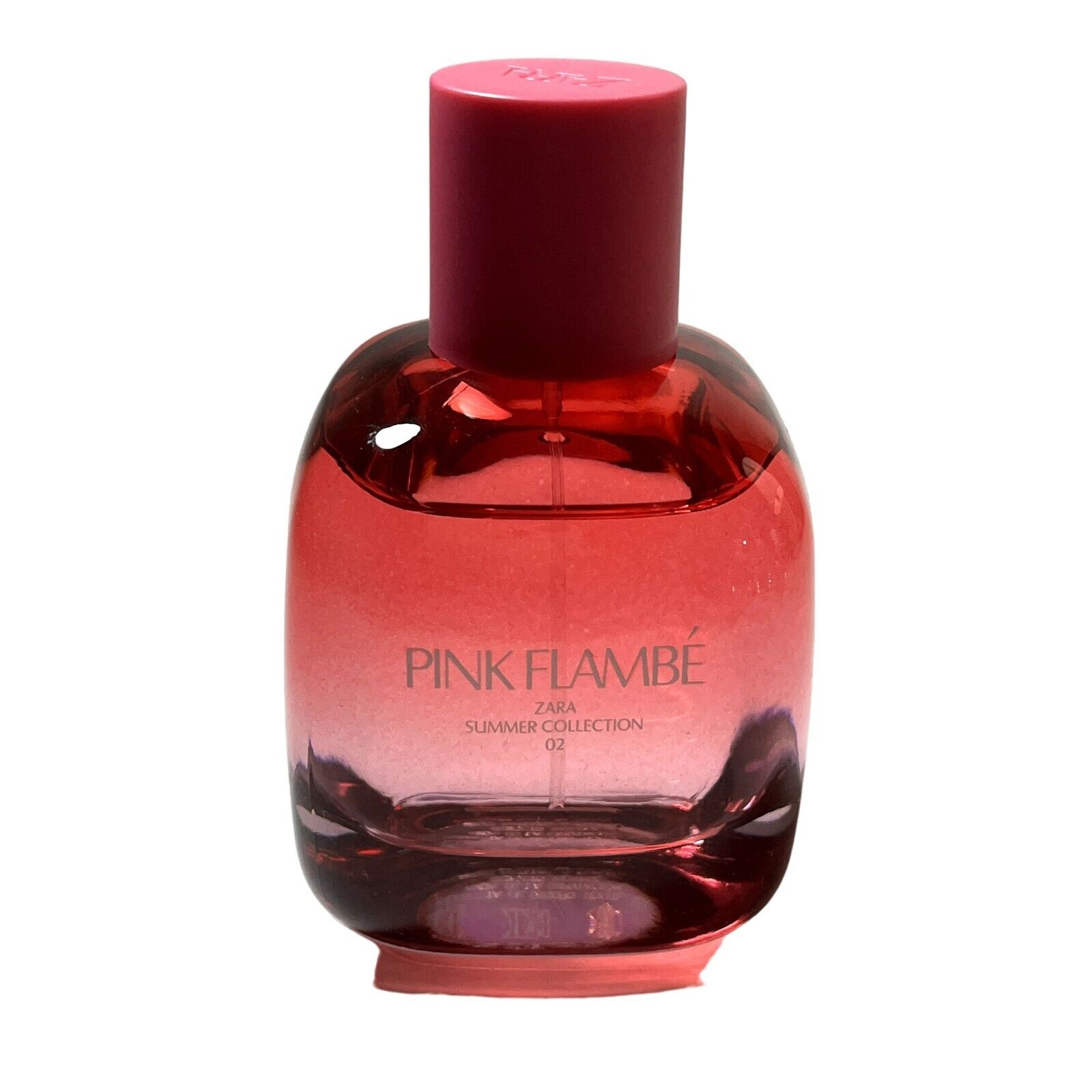 ZARA Pink Flambe Eau De Toilette Perfume Almost Full 3oz READ