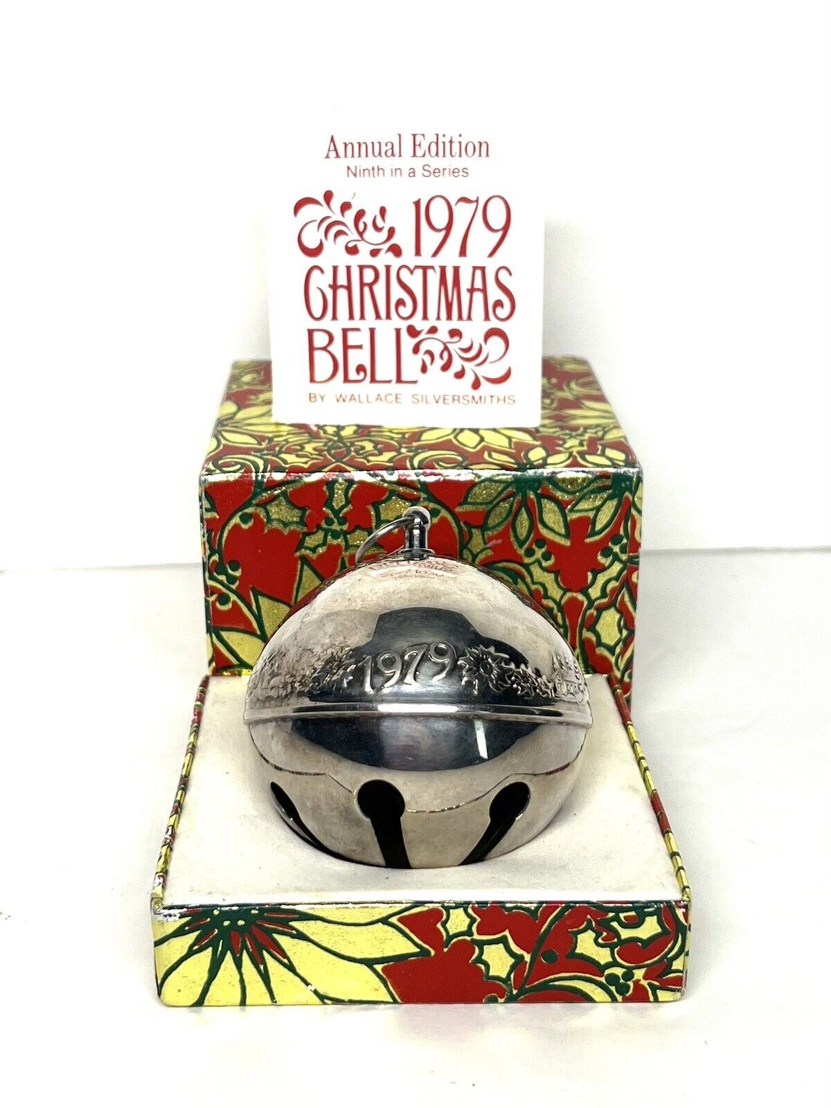 1979 WALLACE SILVER PLATED SLEIGH BELL