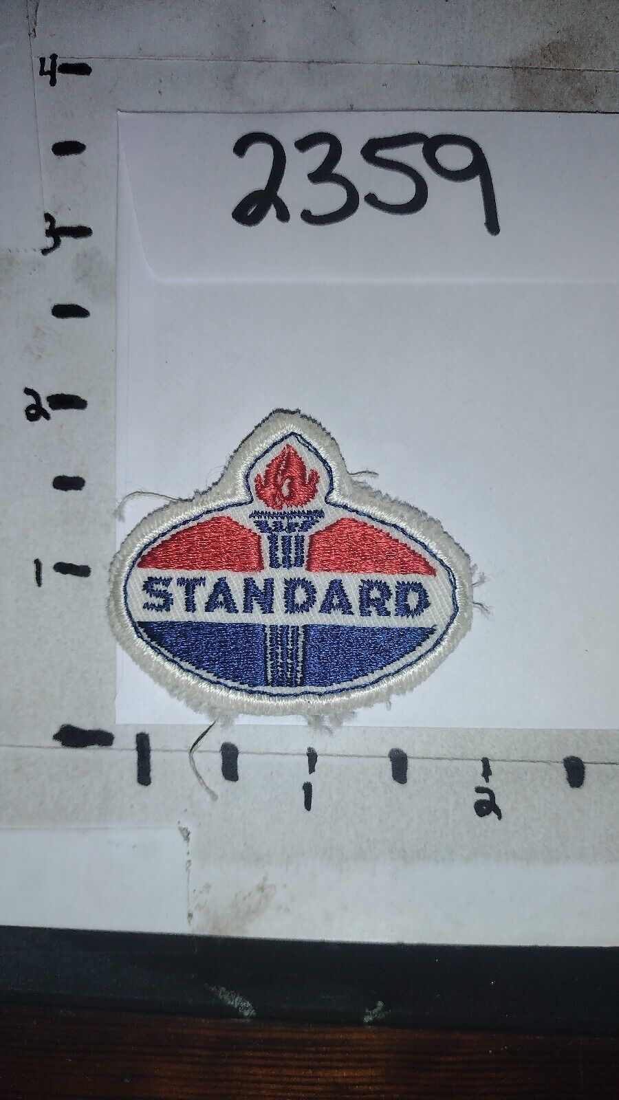 vintage sew on patch Standard Gas And Oil