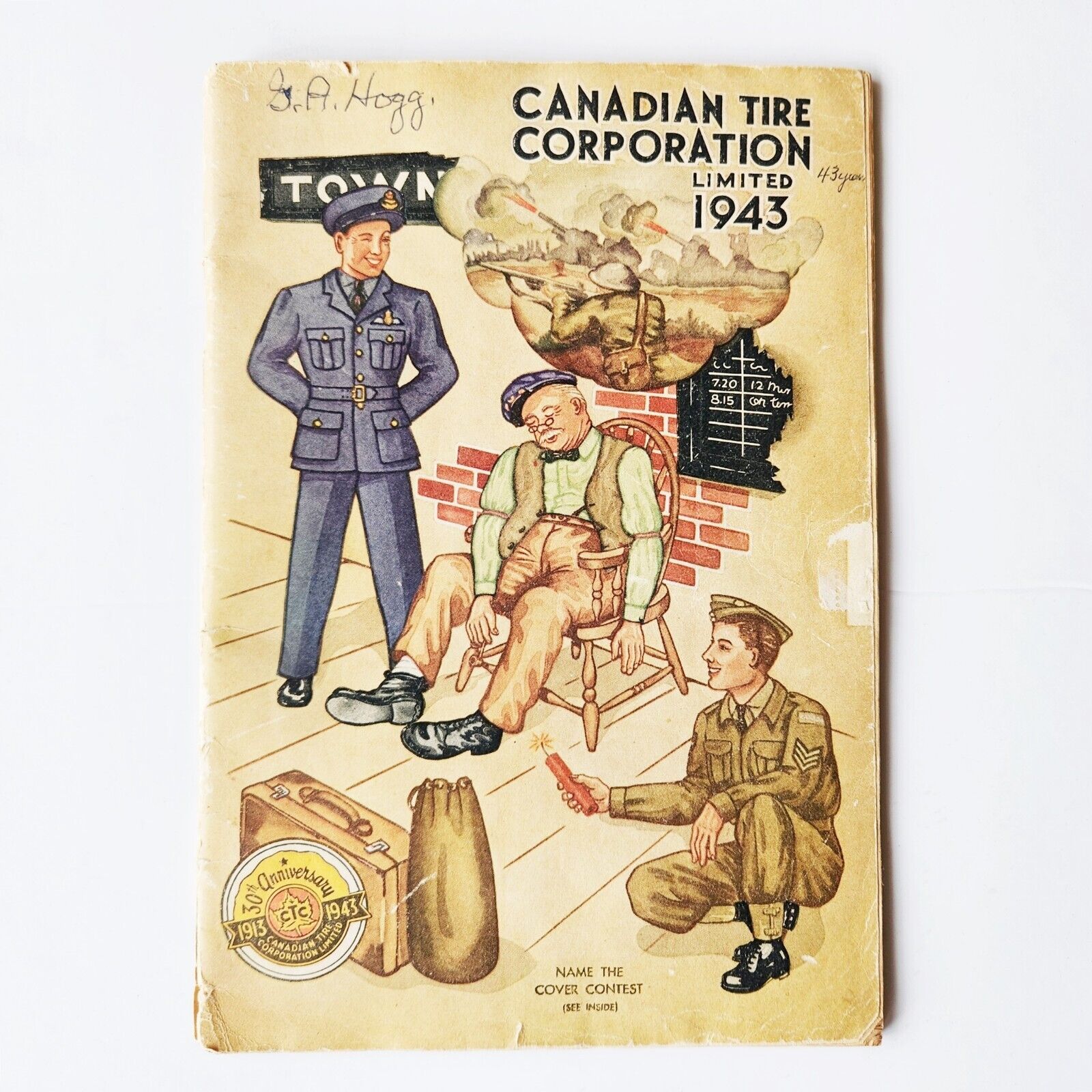 RARE 1943 CANADIAN TIRE CATALOG WWII Automotive Department Store Canada Vintage