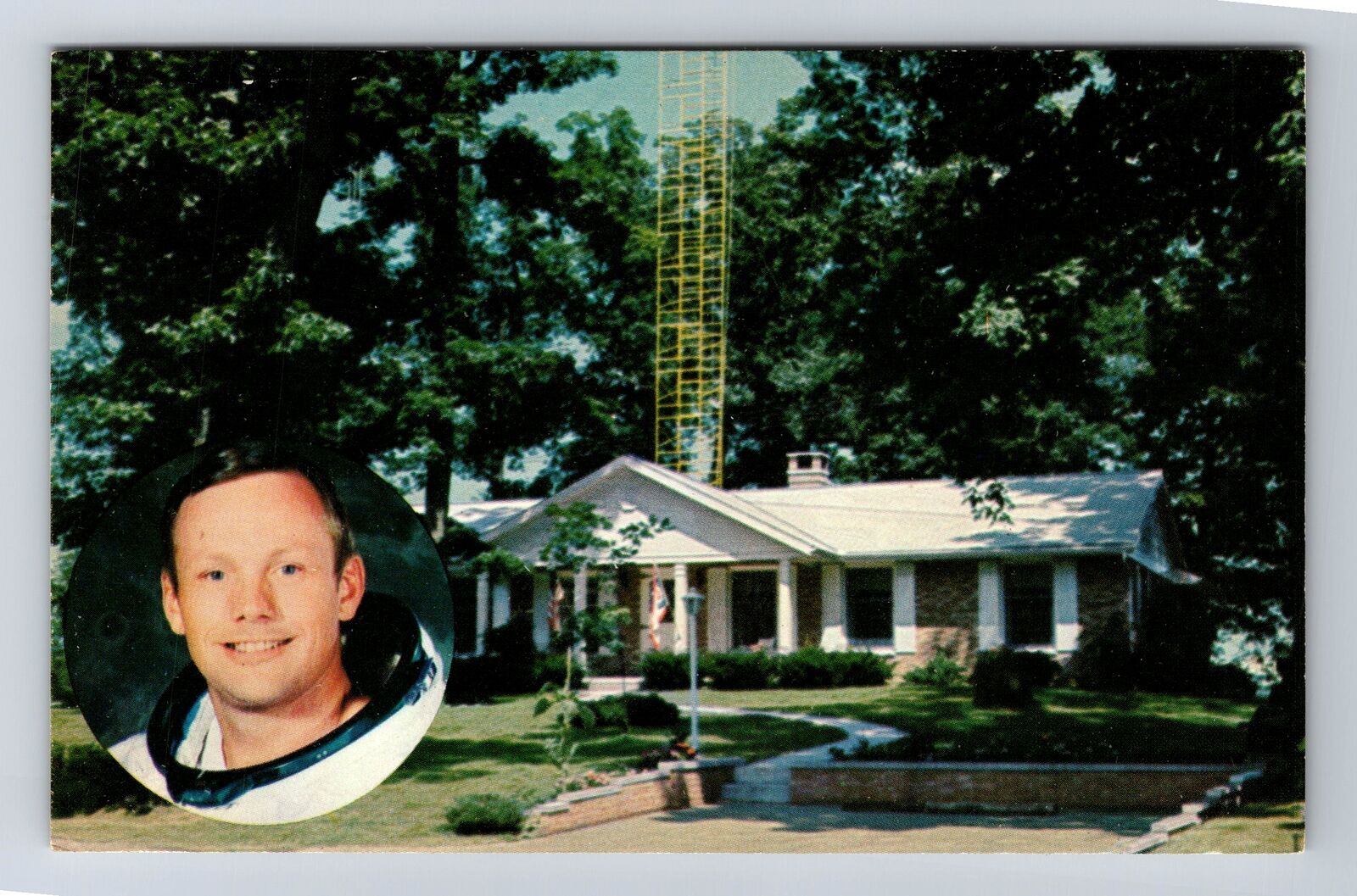 Wapakoneta OH-Ohio, Boyhood Home Of Astronaut Neil A Armstrong Vintage Postcard