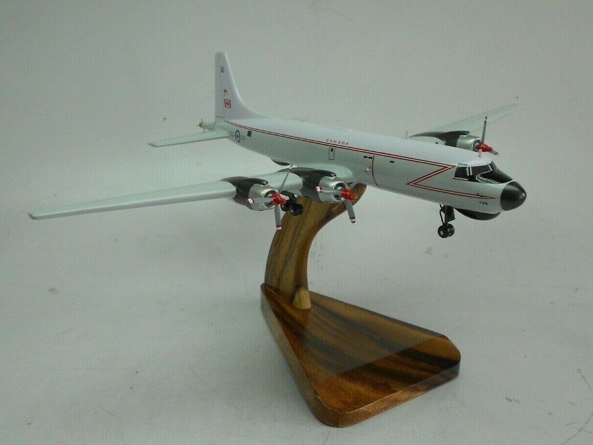 CL-28 Canadair CL28 Argus Maritime Patrol Airplane Desk Wood Model Small New