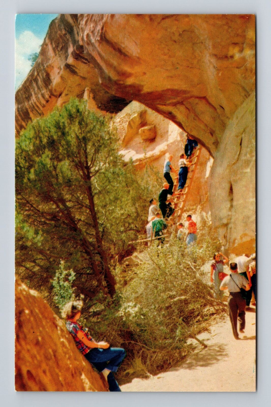 Mesa Verde National Park, Balcony House Ruin, Series #MV14, Vintage Postcard