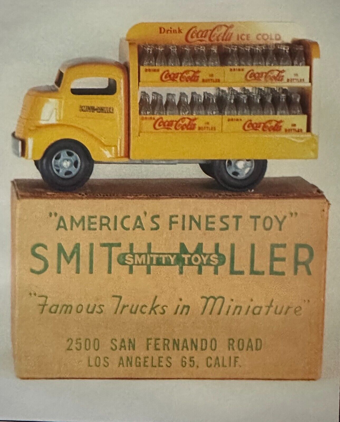 1953-1954 Smith Miller  Coca Cola Truck Decal + Decal