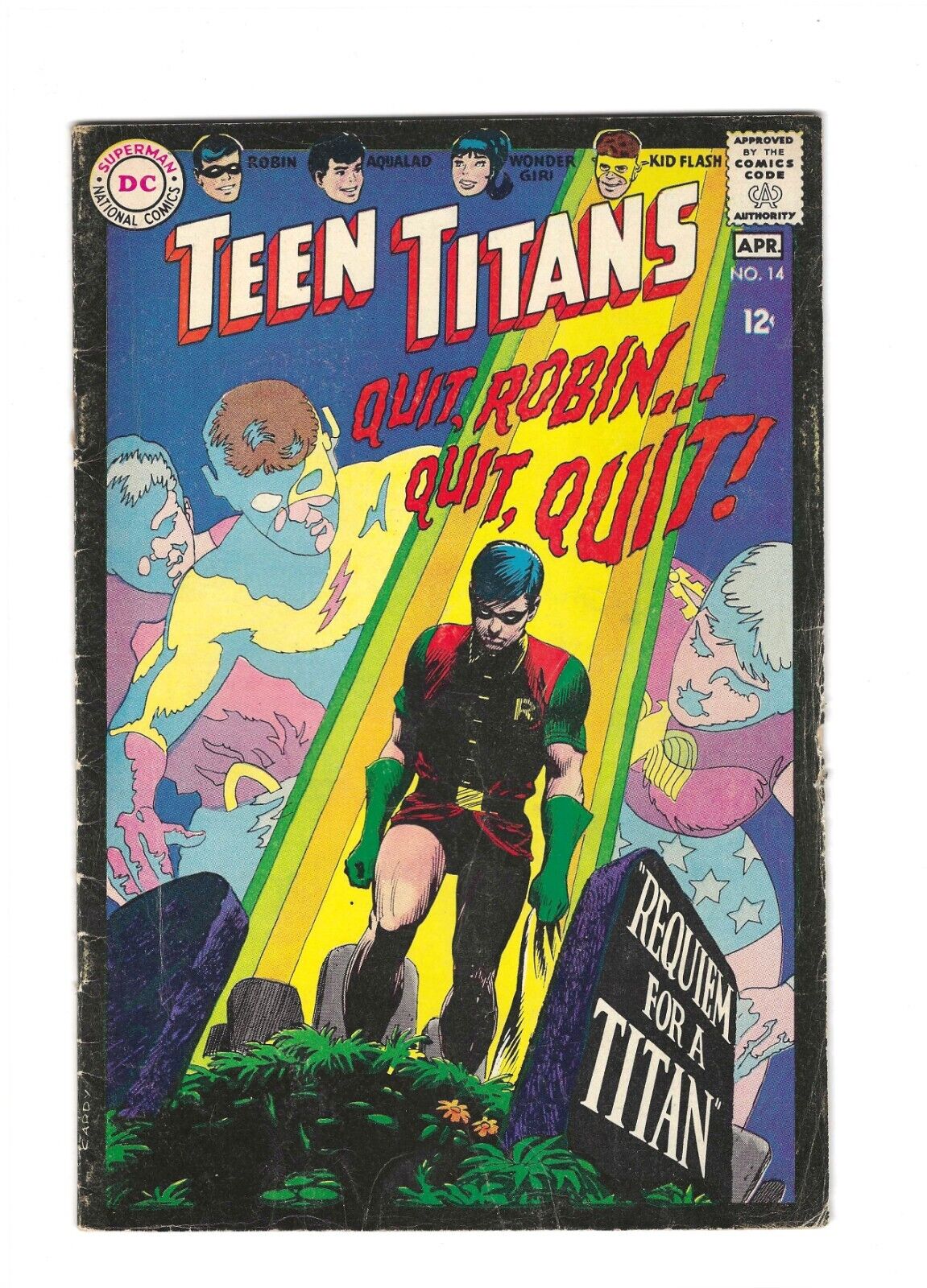 Teen Titans #14: Dry Cleaned: Pressed: Bagged: Boarded VG-FN 5.0