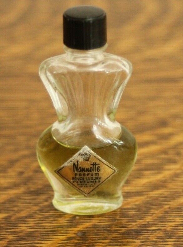 VTG Royal Luxury Parfum,Partially Used 1/4 Oz Pardon,Entendu,Nannette,French 