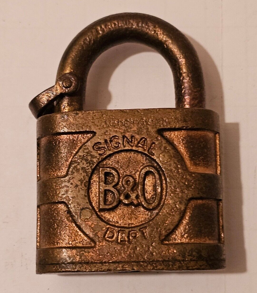 B&O Baltimore and Ohio Railroad Brass Obsolete Pittsburgh Division 
