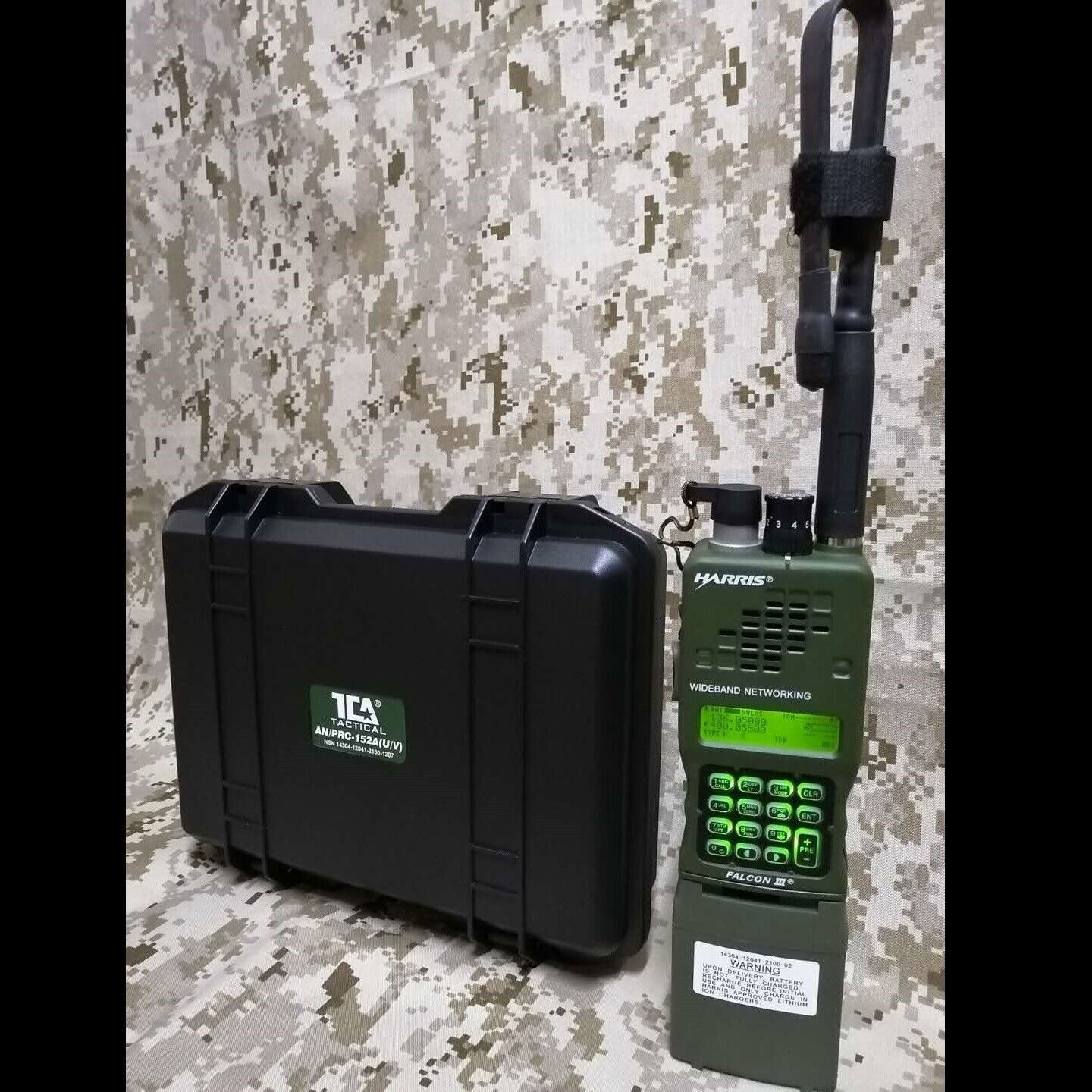 Tactical Handheld FM Radio PRC-152A Dual Band VHF/UHF Walkie Talkie(US In Stock)