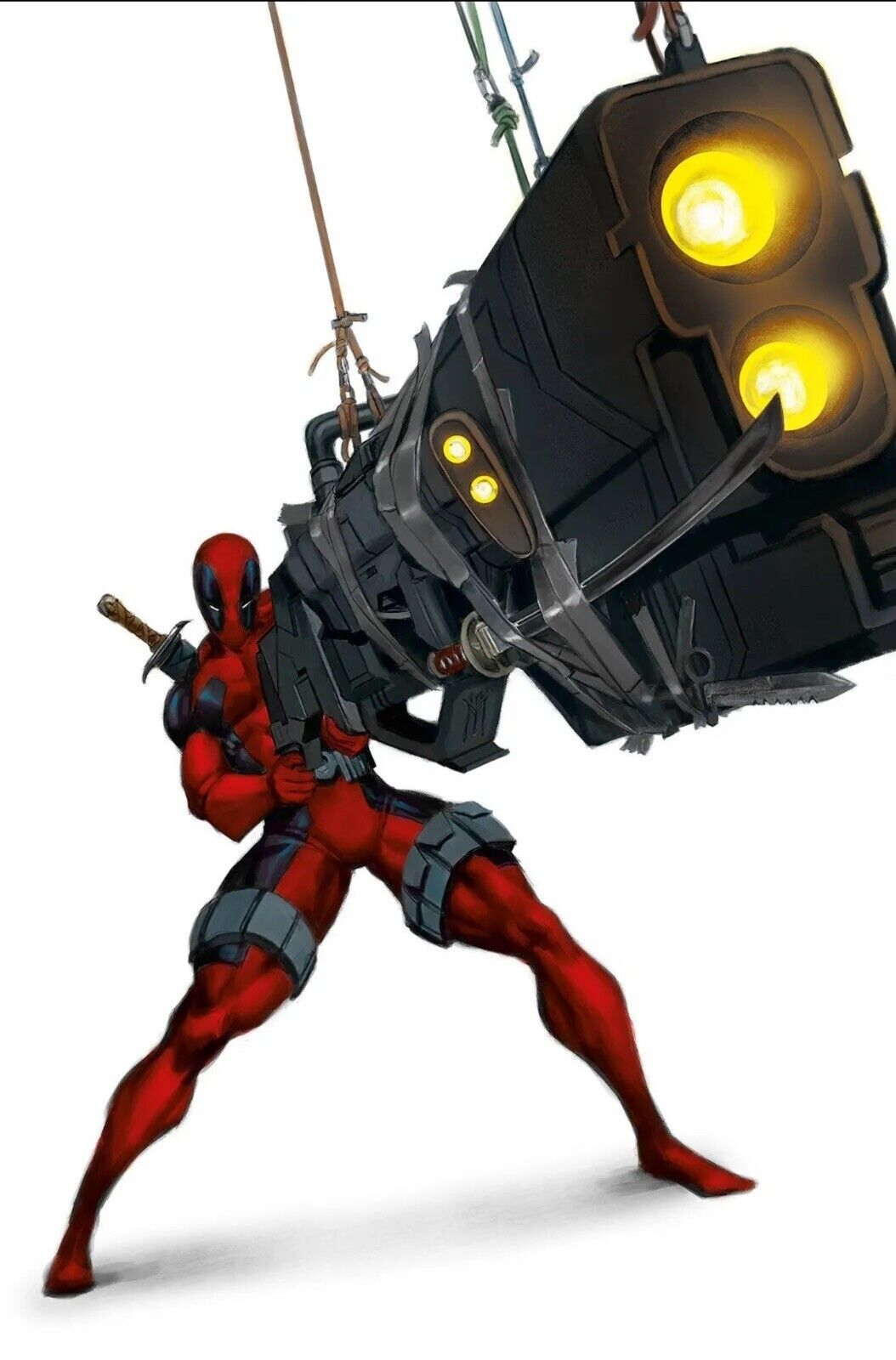 Deadpool #1 Miguel Mercado 1:100 VIRGIN Variant PRESALE 4/3 Marvel Comics
