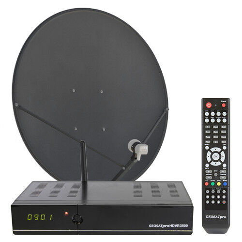 GEOSATpro HDVR3500 FTA Complete HD/DVR Satellite System with IPTV