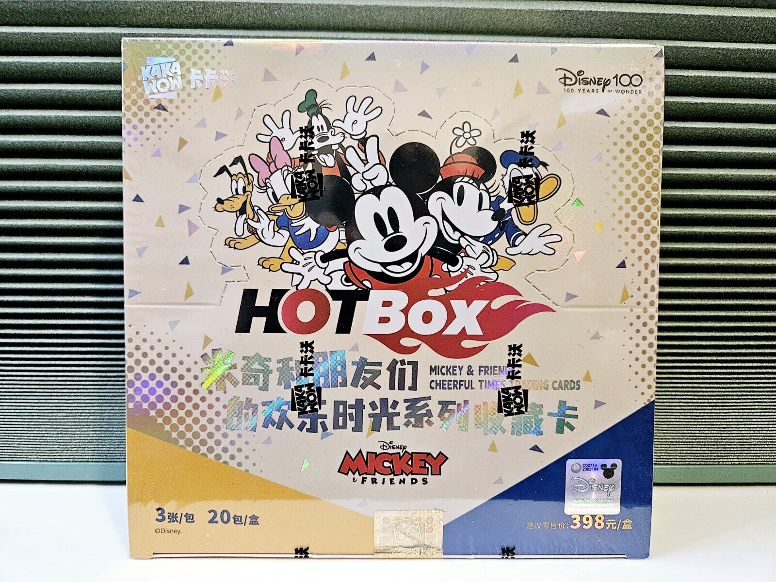 2023 KakaWow Disney 100 Mickey & Friends Cheerful Times Cards HotBox New Sealed