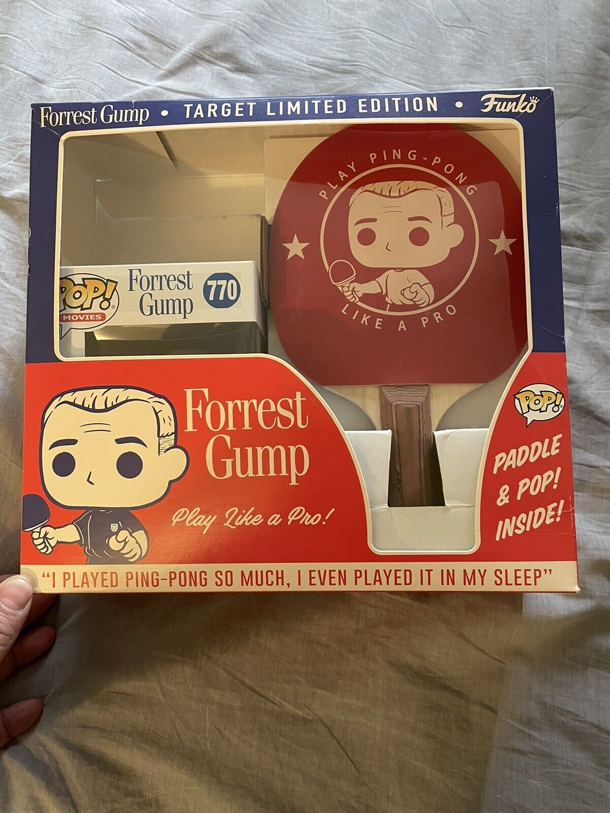 Funko Pop Forrest Gump Ping Pong Target Exclusive Limited Edition #770 VAULTED