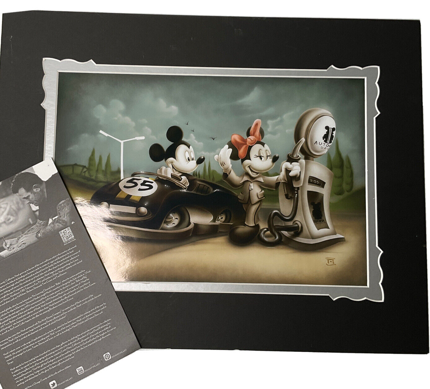 Disney Noah Print Autopia Service With A Smile Limited Edition Art #55 Car USA