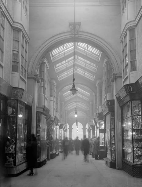The Burlington Arcade in Piccadilly London 1931 OLD PHOTO