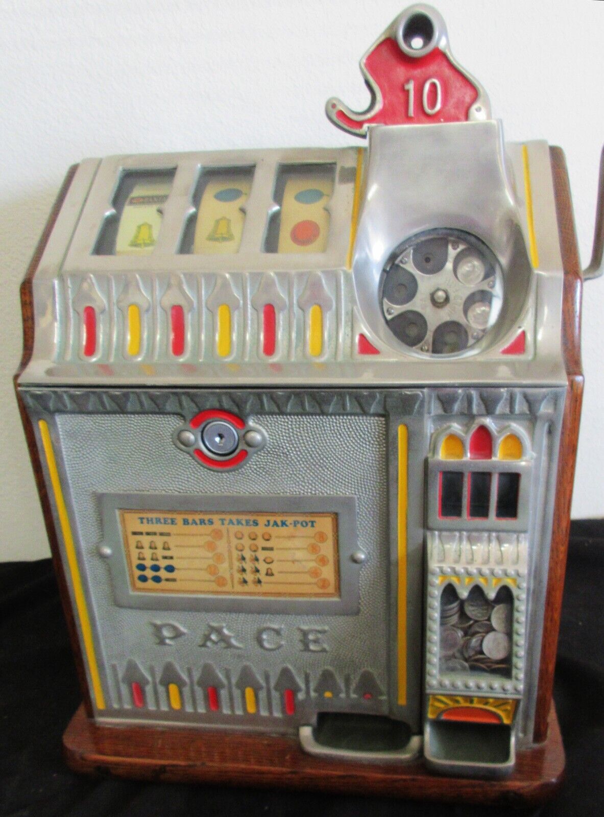 Pace 10c Bantam Slot Machine circa 1930\'s Fully Restored
