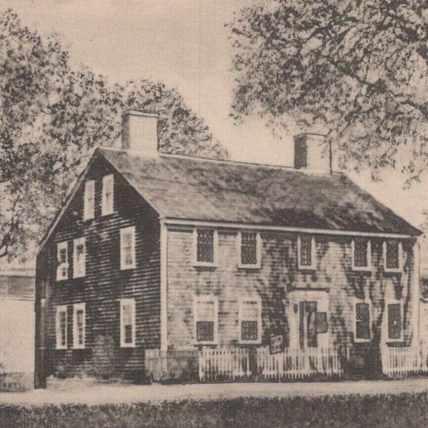 1955 Vineyard Gazette Historic Old Building Edgartown Massachusetts Postcard