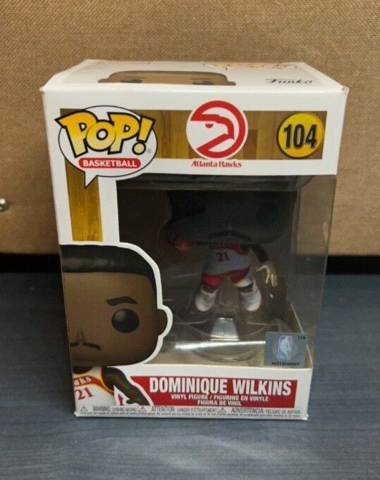 Dominique Wilkins Funko Pop #104 Atlanta Hawks Basketball