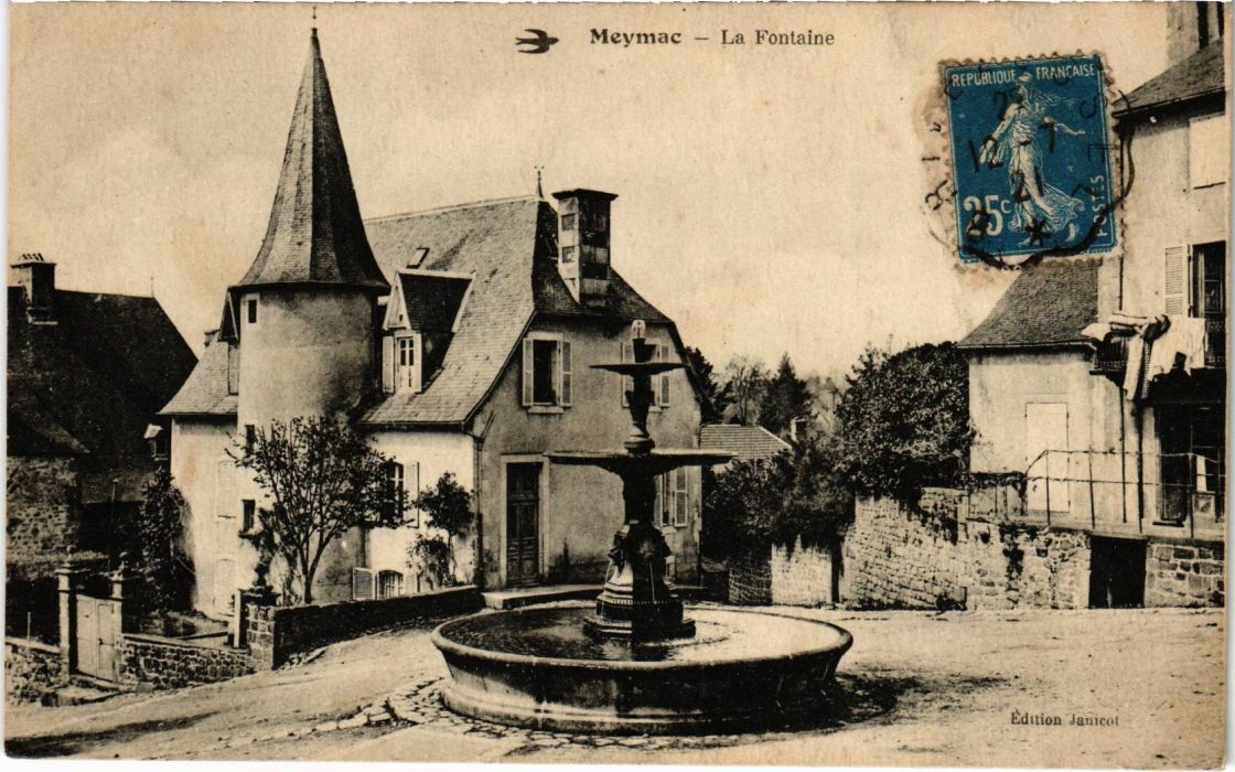 CPA Meymac - La Fontaine (1039497)