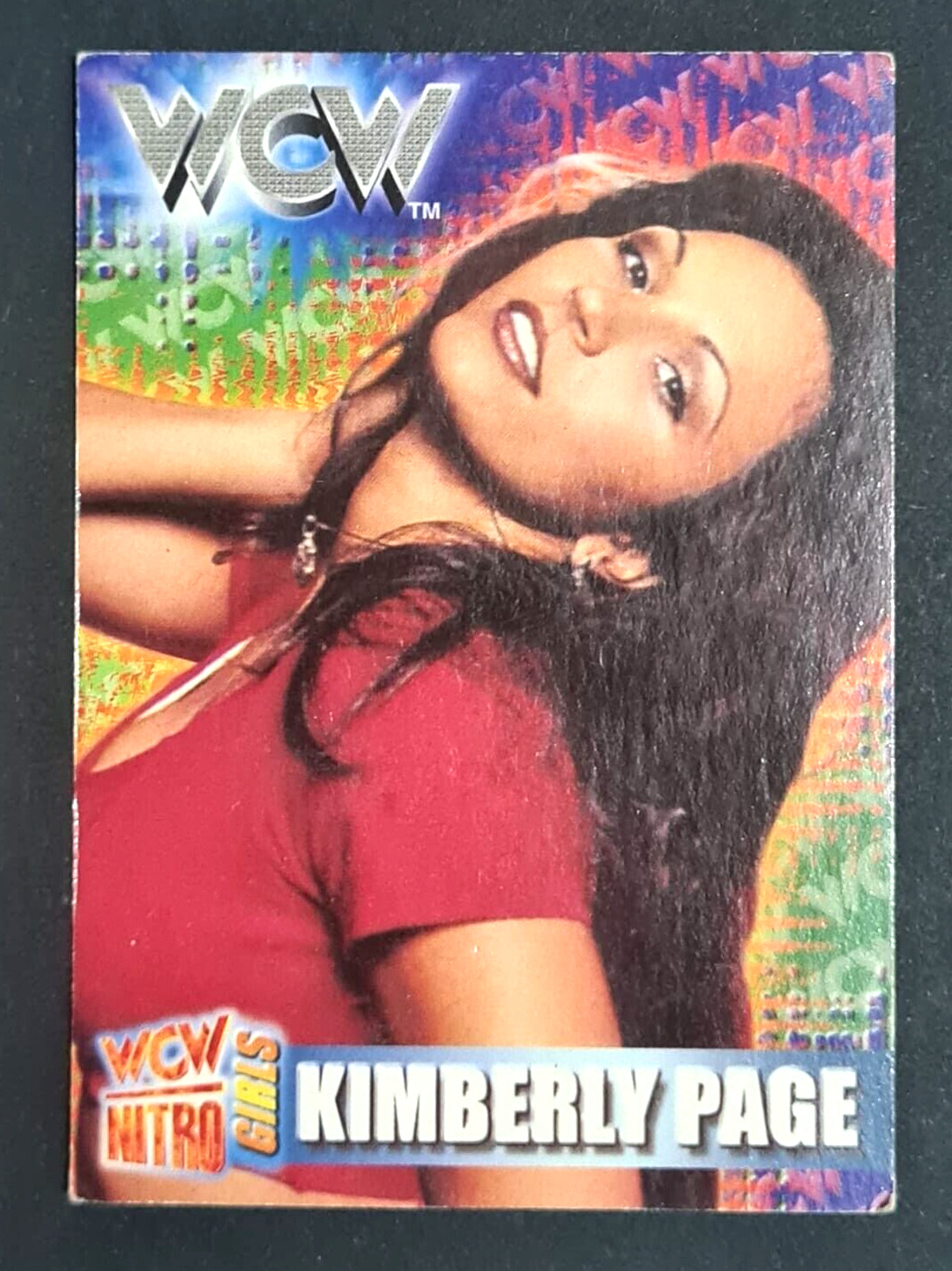 1999 WCW #009 KIMBERLY PAGE TCG Wrestling Trading Card PERU Edition WWE WWF