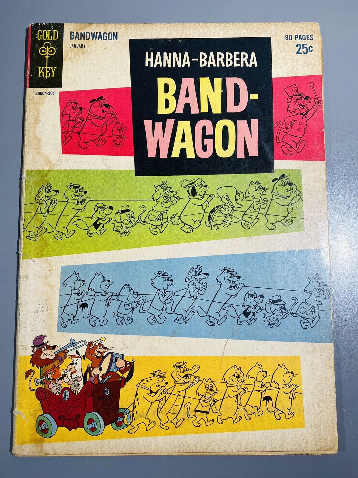 Band Wagon #2 Hanna-Barbera January 1963- Mr & Mrs J Evil Scientist 1st Print