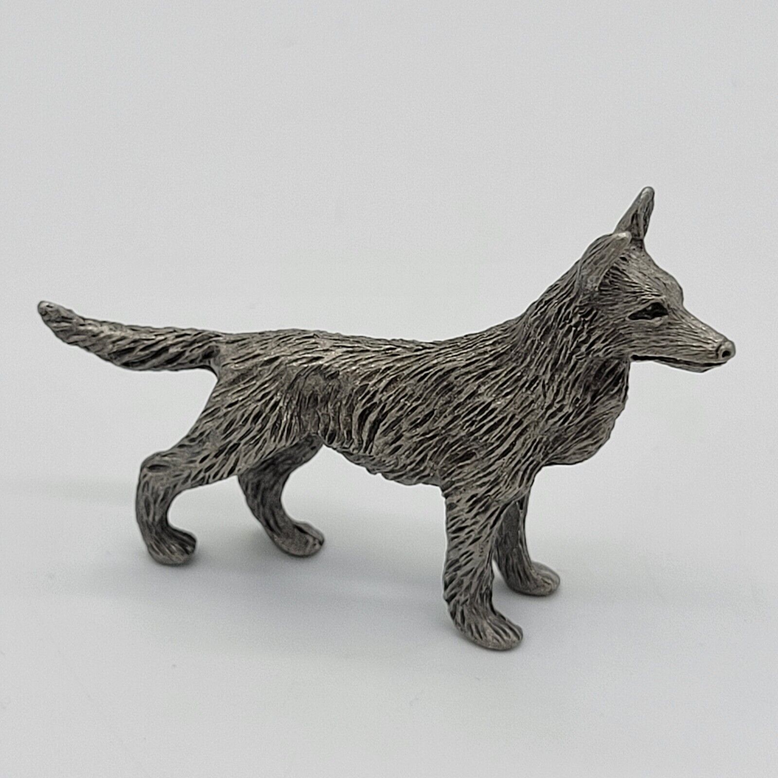 Spoontiques Pewter Miniature Coyote German Shepherd Dog Wolf