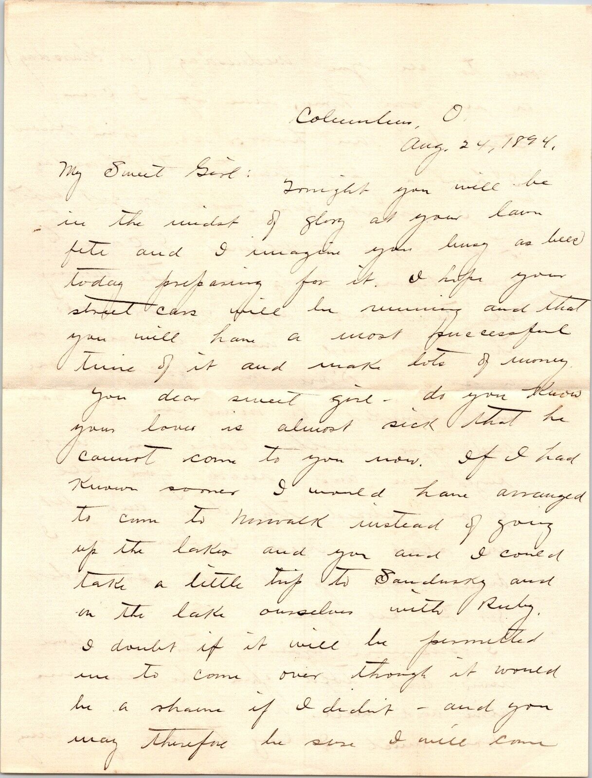 1894 Love Letter \