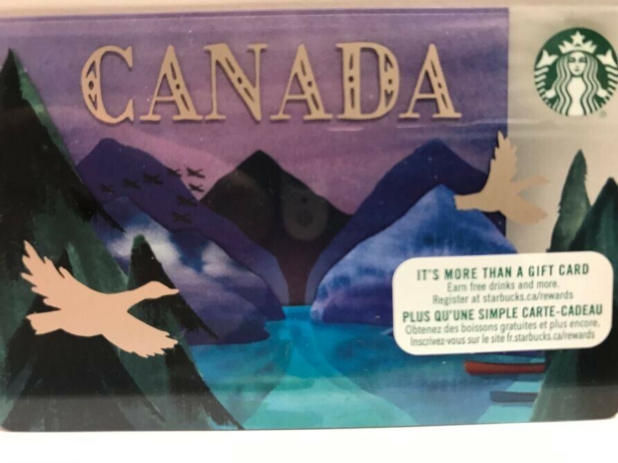 Starbucks 2015 CANADA Geese Card, New, pin intact, no swipes