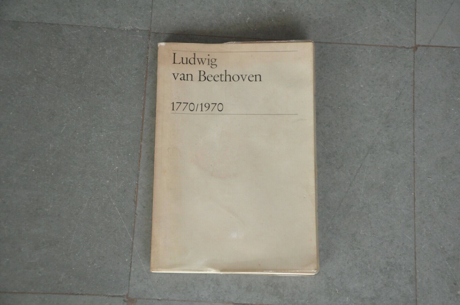 Vintage Ludwig Van Beethoven 1790/1970 Litho Book , Germany