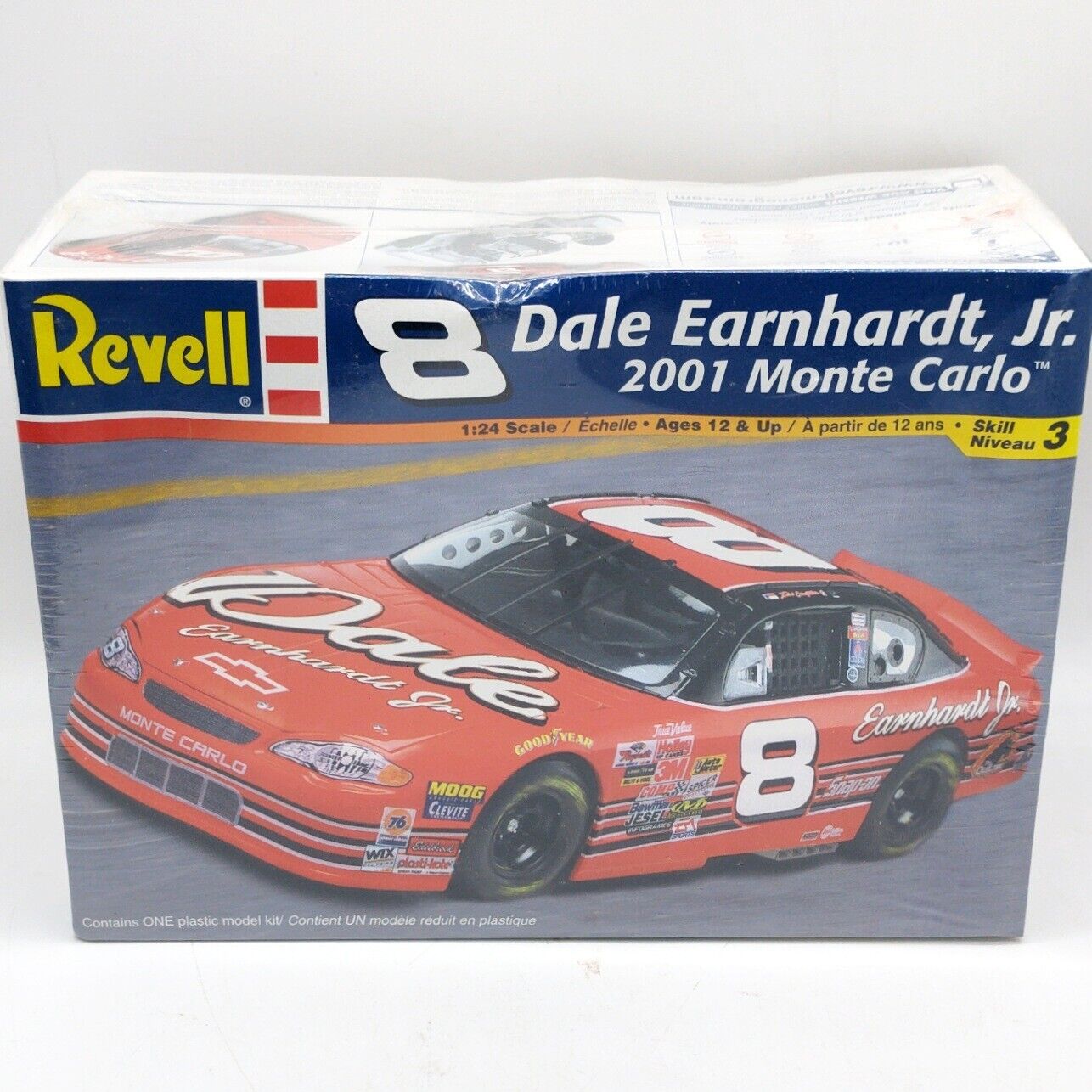 Revell #8 Dale Earnhardt, Jr. 2001 Monte Carlo 1:24 scale model kit